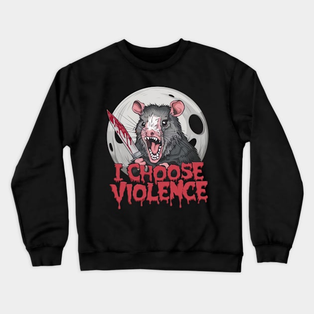 Possum Crewneck Sweatshirt by Dylante